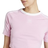 Γυναικείο T-Shirt Ροζ - adidas Originals 3 Stripes Baby Εικόνα 1
