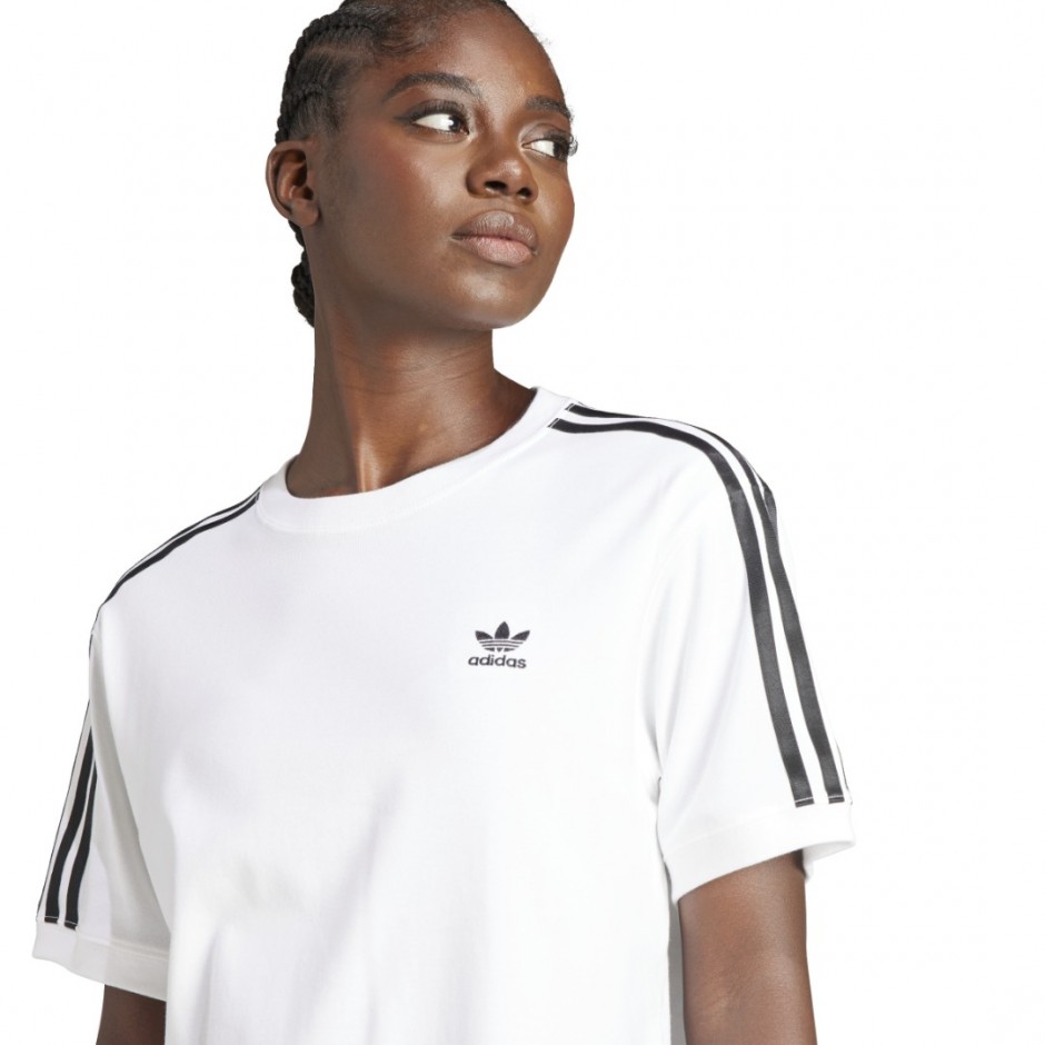 Γυναικείο T-Shirt Λευκό - adidas Originals 3-Stripes