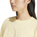 adidas Originals ESS+ CROP TEE IR6000 Yellow Image 2