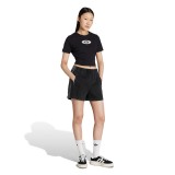 adidas Originals CUT OUT RIB TEE KC8804 Black Image 3
