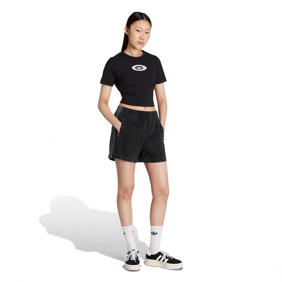 adidas Originals CUT OUT RIB TEE KC8804 Black