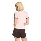 Γυναικείο T-Shirt Ροζ - adidas Originals 3-Stripes Slim Εικόνα 0