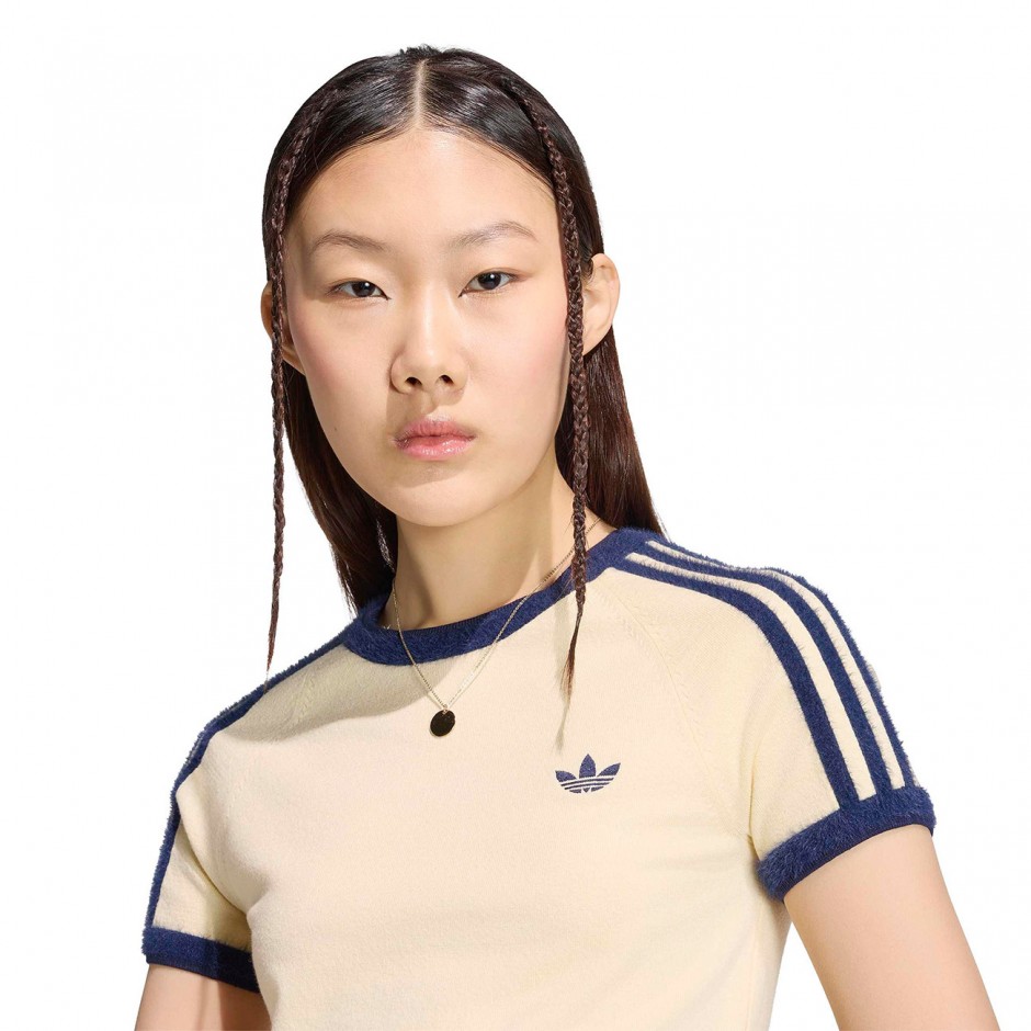 adidas Originals KNIT TEE KS7376 Εκρού
