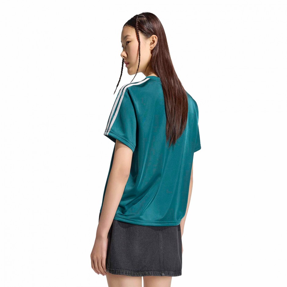 Women's T-Shirt Green - adidas Originals Firebird 