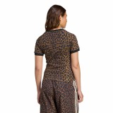 Γυναικείο T-Shirt Καφέ - adidas Originals Leopard Cali Εικόνα 0
