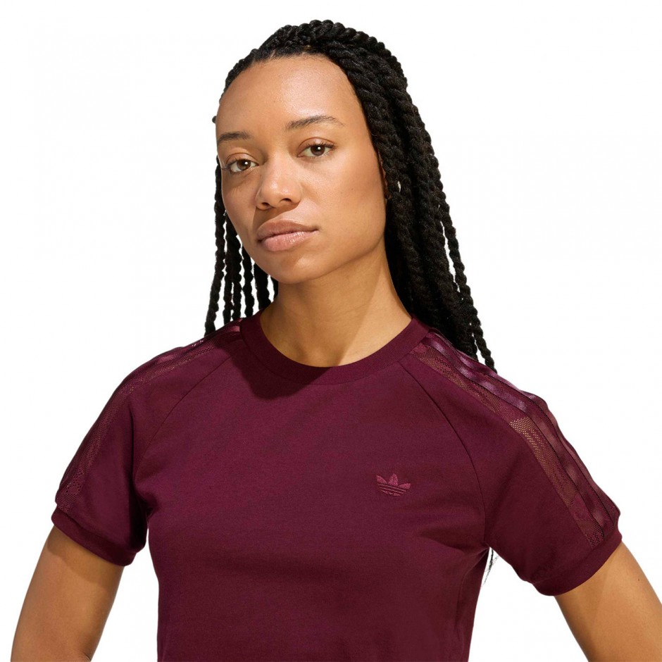adidas Originals LACE CALI TEE KC6453 Βordeaux