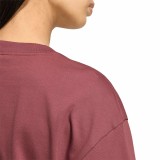 Γυναικείο T-Shirt Μπορντό - adidas Originals Boyfriend Essentials Εικόνα 2