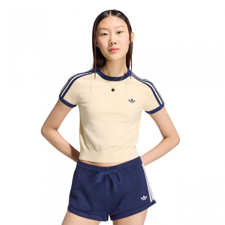 adidas Originals KNIT TEE KS7376 Εκρού