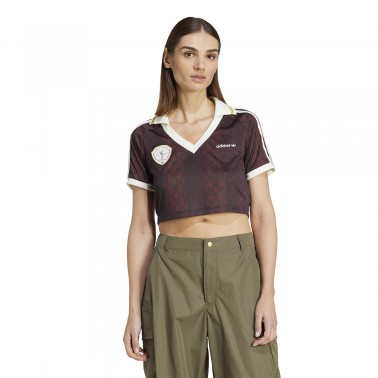 adidas Originals CROP SS JERSEY KA4378 Brown