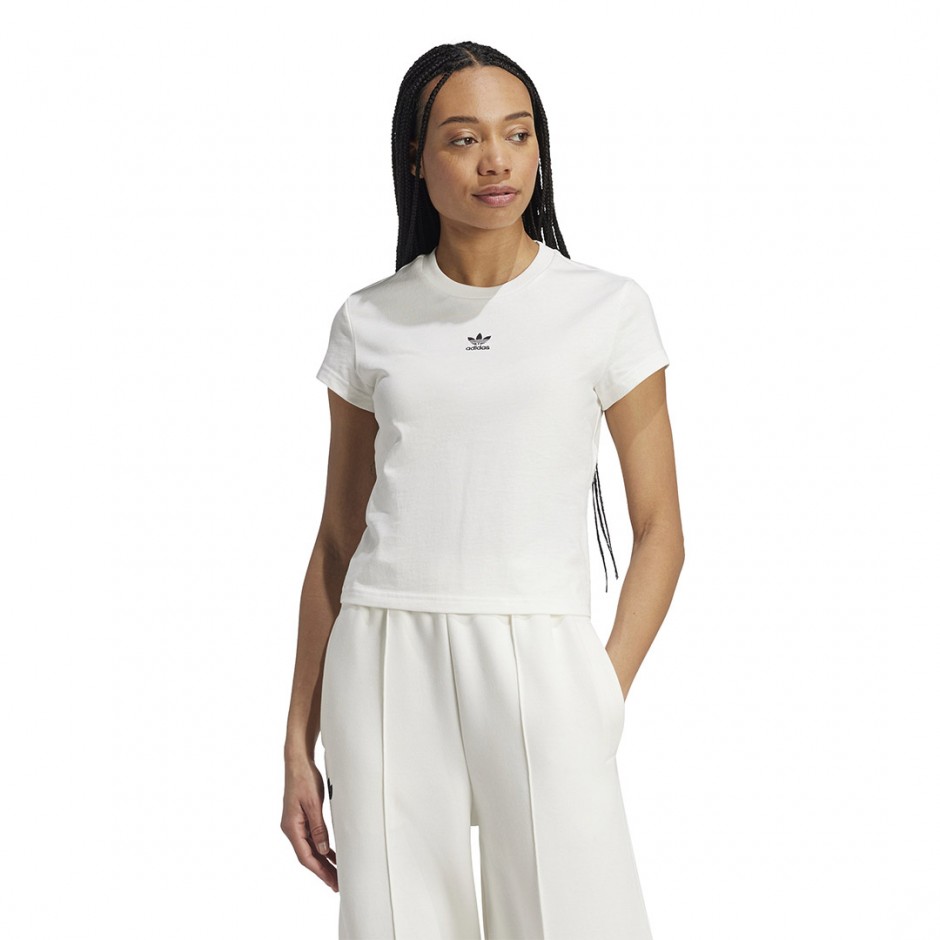 Γυναικείο T-Shirt Λευκό - adidas Originals Essentials Slim