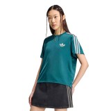 Women's T-Shirt Green - adidas Originals Firebird  Image 