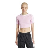 Γυναικείο T-Shirt Ροζ - adidas Originals 3 Stripes Baby Εικόνα 
