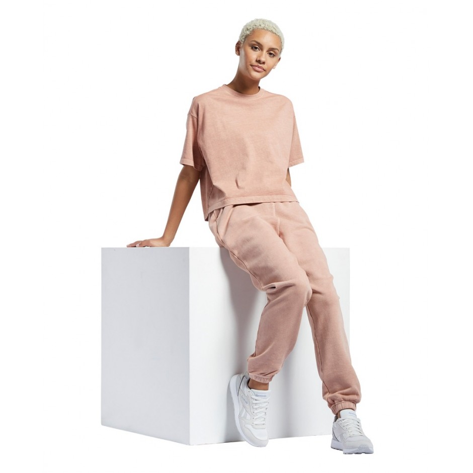 Reebok Classics NATURAL DYE CROPPED T-SHIRT HB8625 Κοραλί