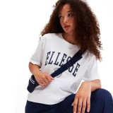 Γυναικείο T-Shirt Λευκό - Ellesse Community Club Neri Εικόνα 2