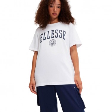 Γυναικείο T-Shirt Λευκό - Ellesse Community Club Neri