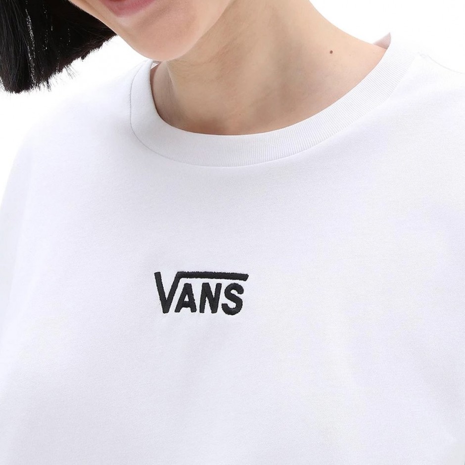 Γυναικείο T-Shirt Λευκό - Vans Flying V