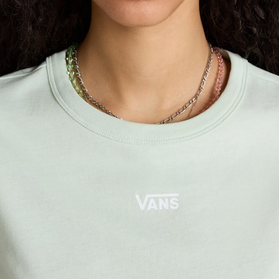 VANS BASIC MINI SS PALE AQUA VN000JDQCHF-CHF Alcohol