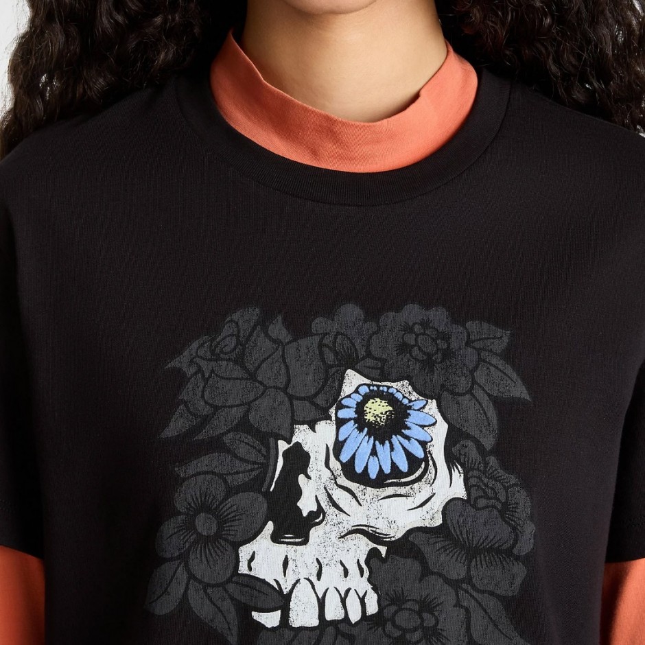 Γυναικείο T-Shirt Μαύρο - Vans Daisy Eyed