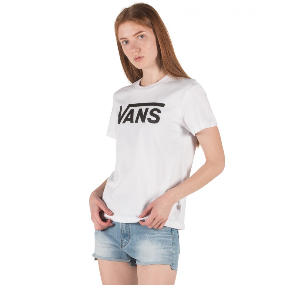 Γυναικείο T-Shirt Λευκό - Vans Flying V