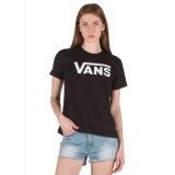 Γυναικείο T-Shirt Μαύρο - Vans Flying V Εικόνα 
