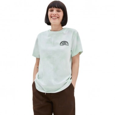 VANS EVERYDAY RAINBOW WASH BOYFRIEND T-SHIRT Σιελ