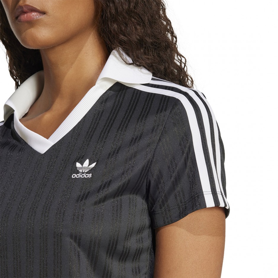 adidas Originals V-NECK POLO JD2606 Black