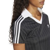 adidas Originals V-NECK POLO JD2606 Black Image 2