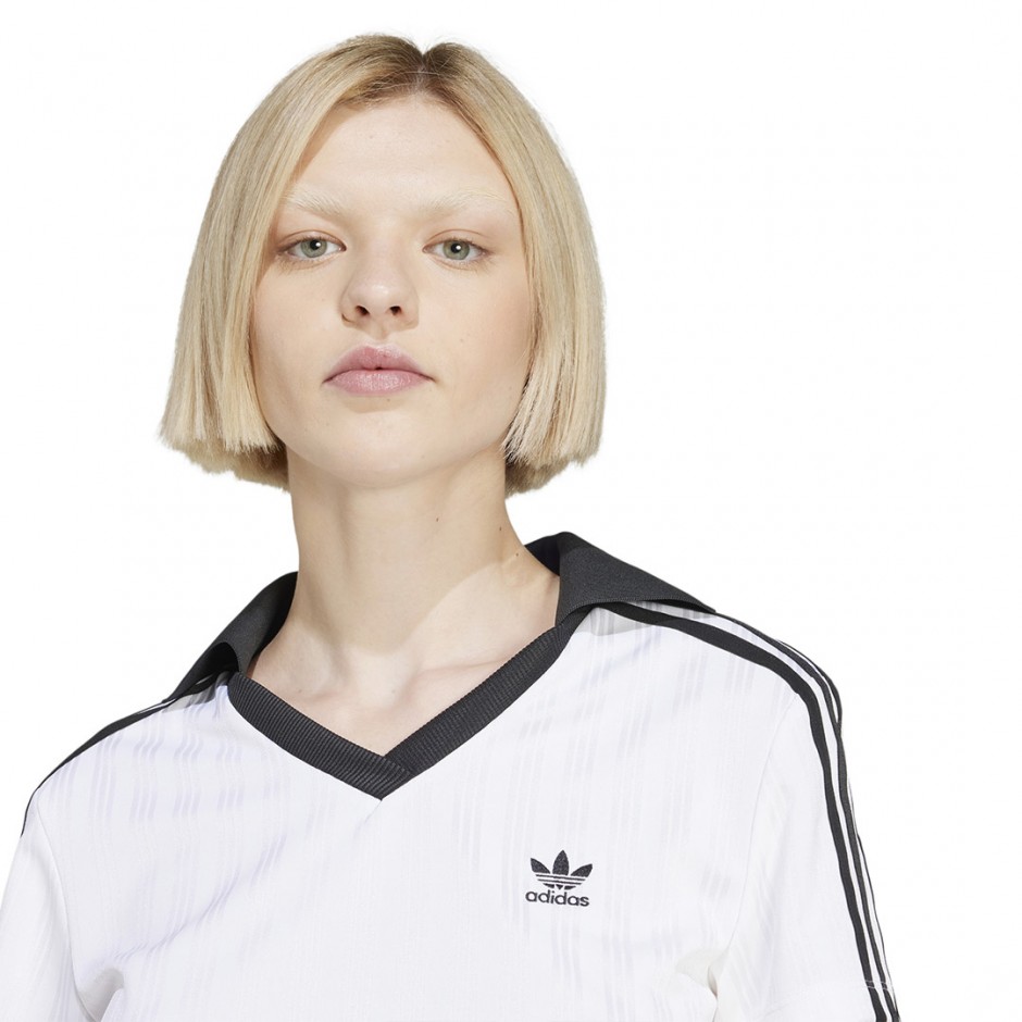 adidas Originals V-NECK POLO JD2608 White