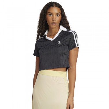 adidas Originals V-NECK POLO JD2606 Black