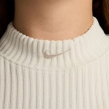 Γυναικεία Αμάνικη Μπλούζα Εκρού - Nike Sportswear Chill Knit Εικόνα 3