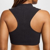 Γυναικεία Αμάνικη Μπλούζα Μαύρη - Nike Sportswear Chill Knit Εικόνα 4