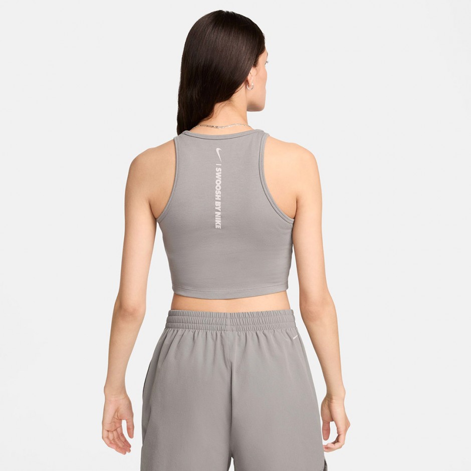 Γυναικεία Αμάνικη Μπλούζα Γκρι - Nike Sportswear 