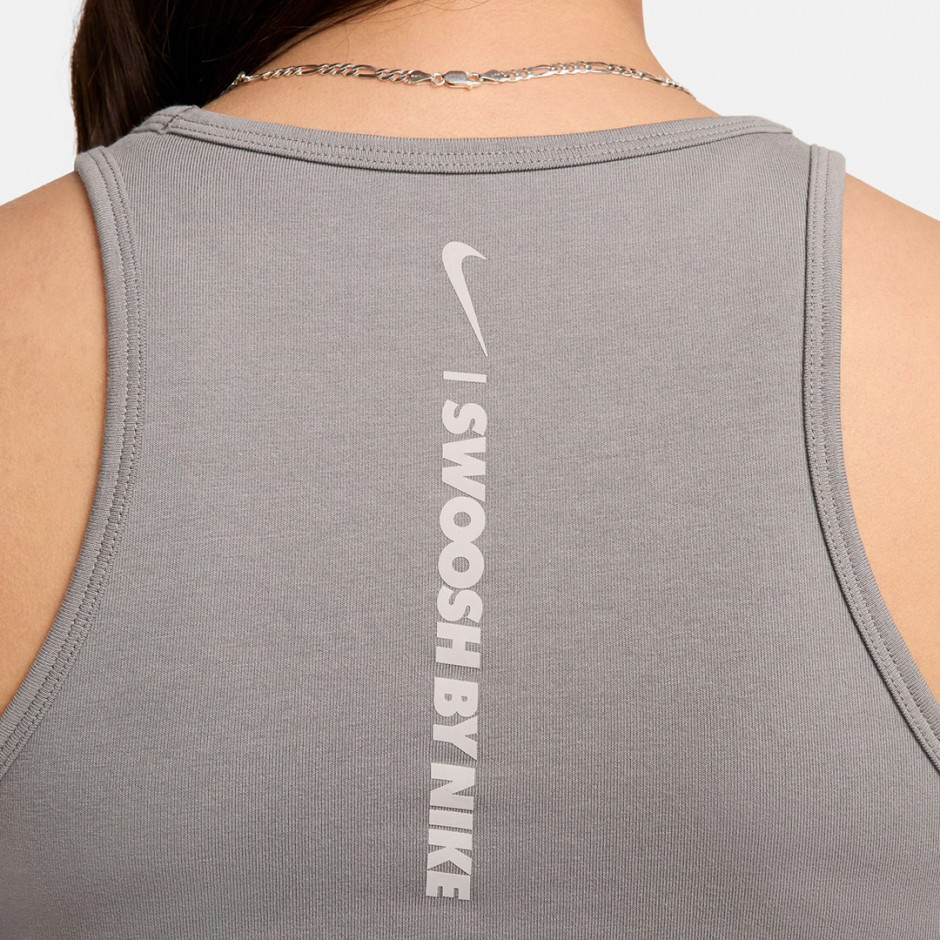 Γυναικεία Αμάνικη Μπλούζα Γκρι - Nike Sportswear 