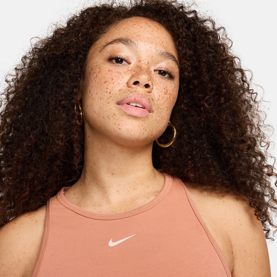Γυναικεία Αμάνικη Μπλούζα Καφέ - Nike Sportswear