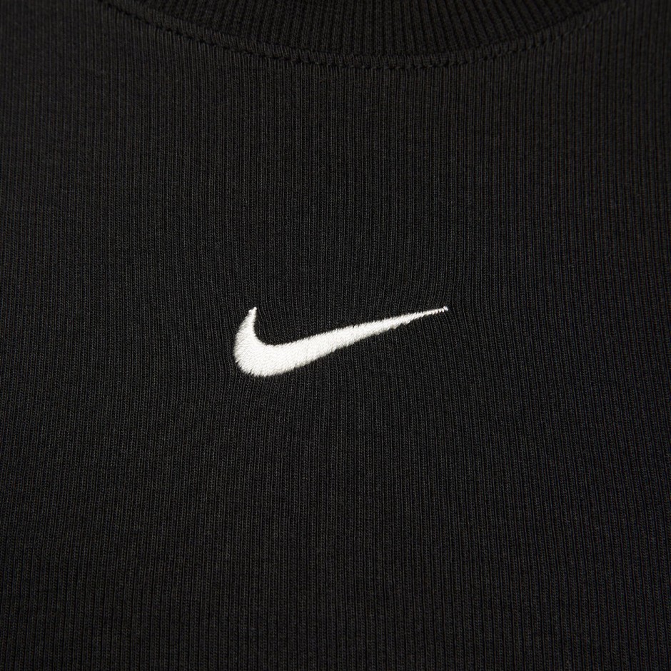 Γυναικεία Αμάνικη Μπλούζα Μαύρη - Nike Sportswear Chill Knit