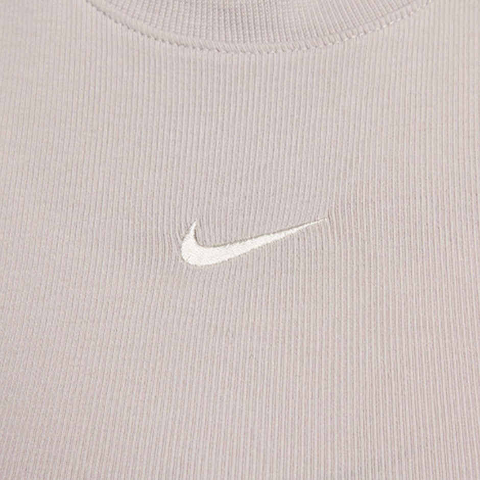 Γυναικεία Αμάνικη Μπλούζα Μπεζ - Nike Sportswear Chill Knit