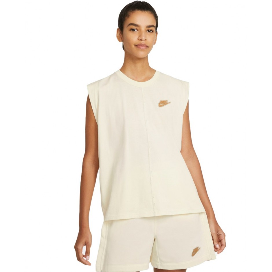 NIKE SPORTSWEAR WOMEN'S TANK CZ9251-113 Εκρού