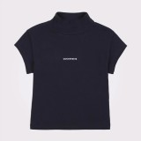 Converse Wordmark Μαύρο - Γυναικείο T-Shirt