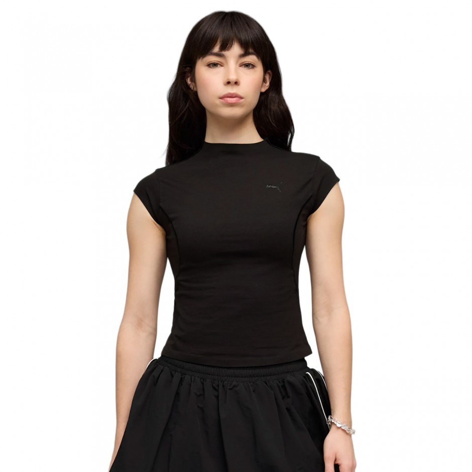 Γυναικείο T-Shirt Μαύρο - PUMA Pumatech Sense dryCELL