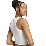 Γυναικεία Αμάνικη Μπλούζα Λευκή - adidas Originals Essentials Ribbed Εικόνα 1