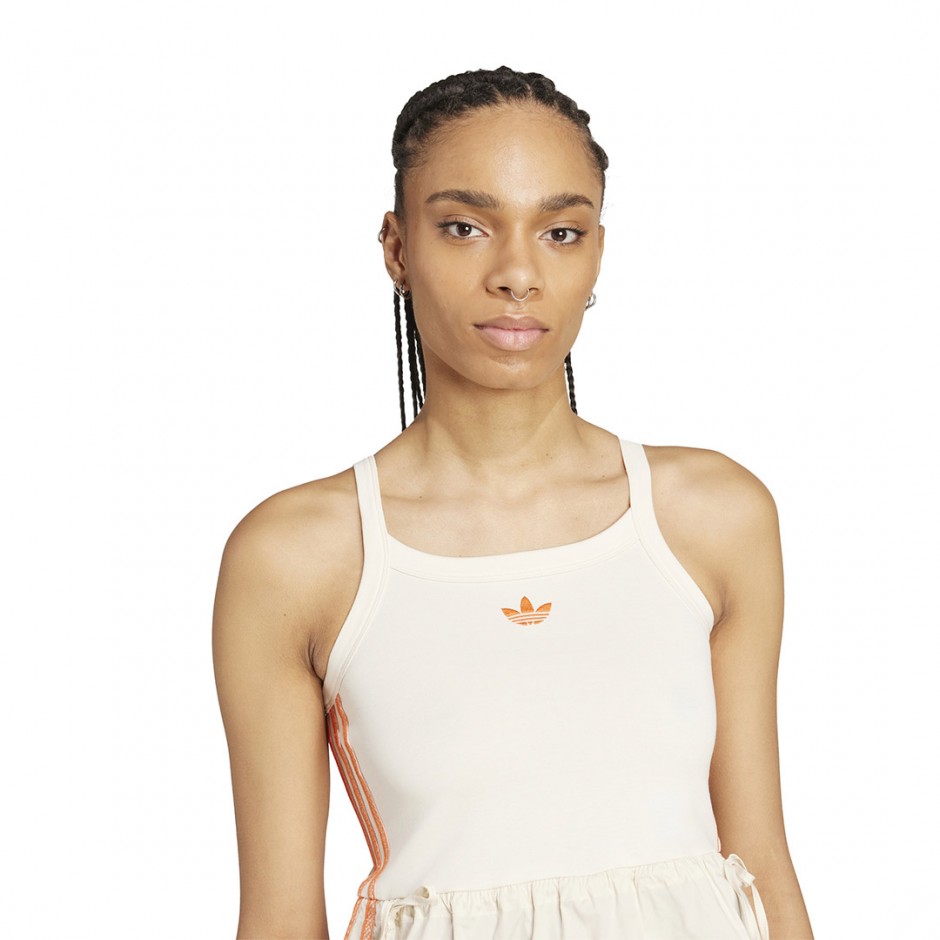 Γυναικεία Αμάνικη Μπλούζα Εκρού - adidas Originals Summer Glow