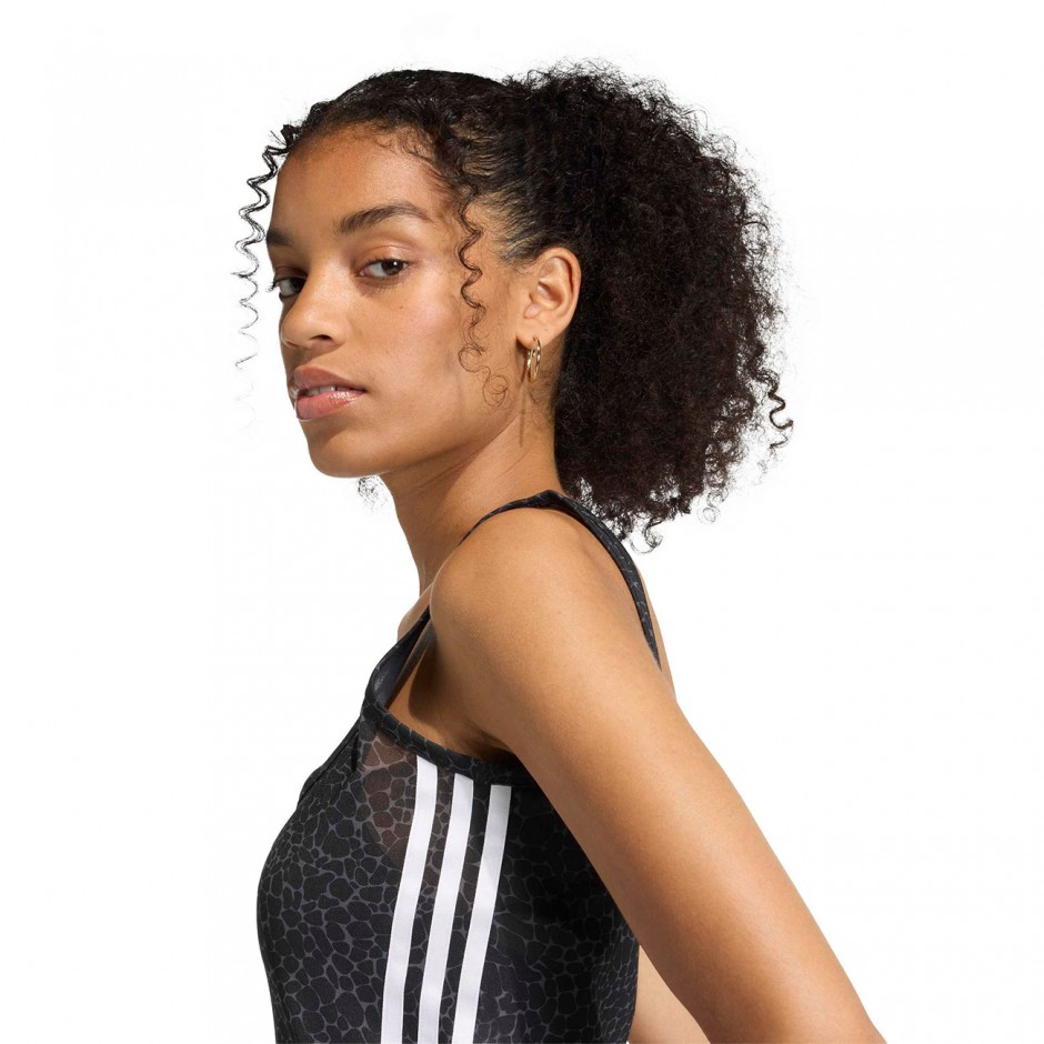 Γυναικεία Αμάνικη Μπλούζα Μαύρη - adidas Originals AOP 