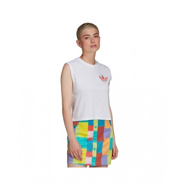 adidas Originals CROP TOP HC7063 Λευκό