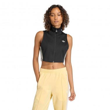 Γυναικείο Crop Top Μαύρο - adidas Originals Classic 