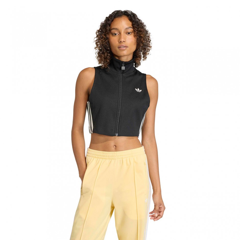 Γυναικείο Crop Top Μαύρο - adidas Originals Classic 