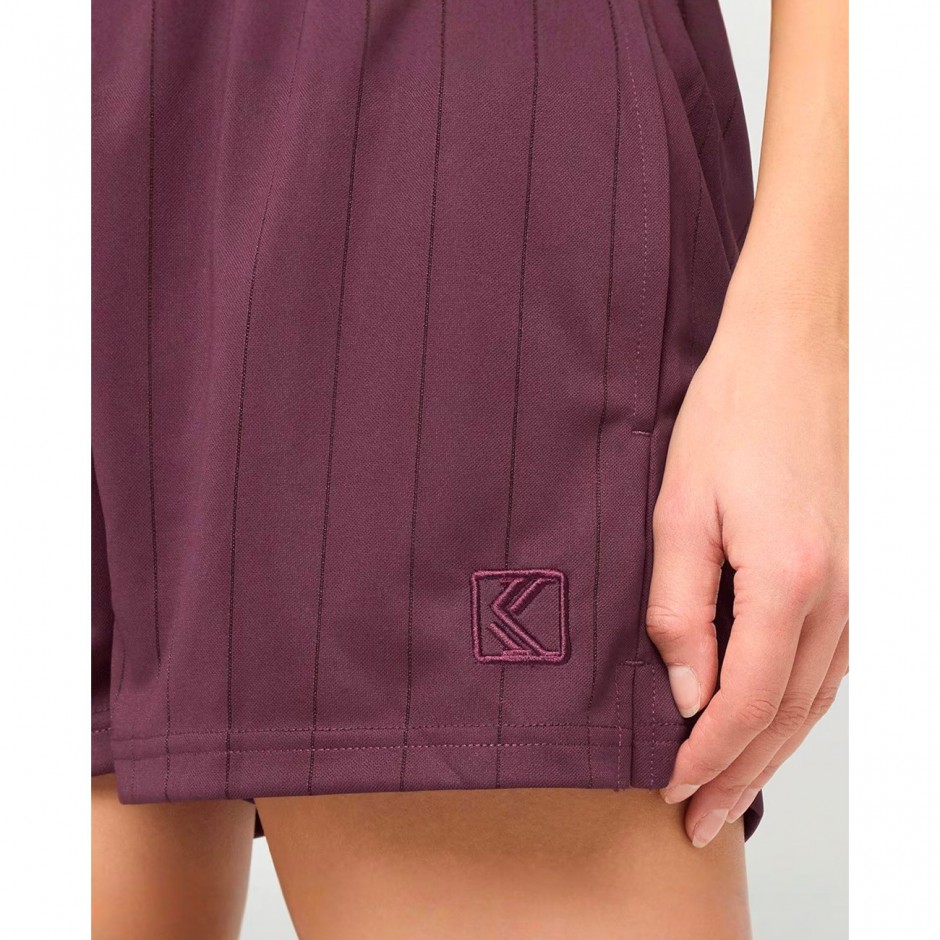 Women's Shorts Βordeaux - Karl Kani OG Mini Shadow Pinstripe