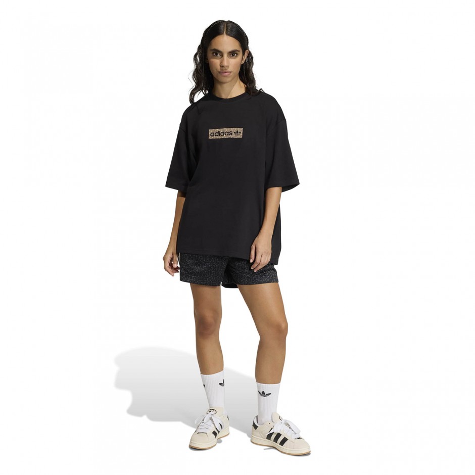 Γυναικείο Σορτς Μαύρο - adidas Originals Adibreak AOP