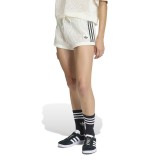 Women's Shorts Ecru - adidas Originals Knitted Crochet Image 