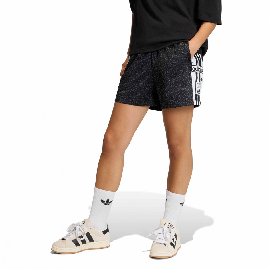 Γυναικείο Σορτς Μαύρο - adidas Originals Adibreak AOP