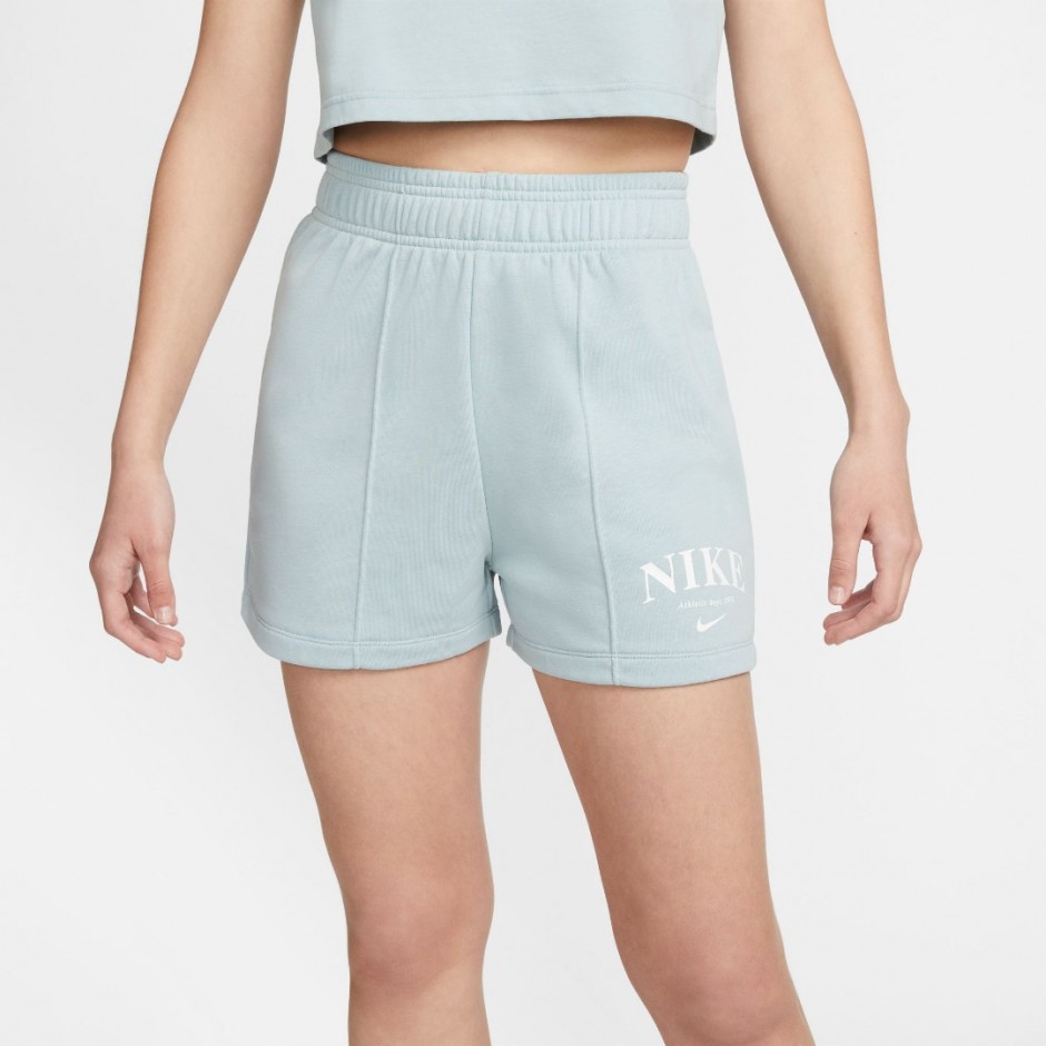NIKE SPORTSWEAR WOMEN'S FLEECE SHORTS DV0341-366 Σιελ